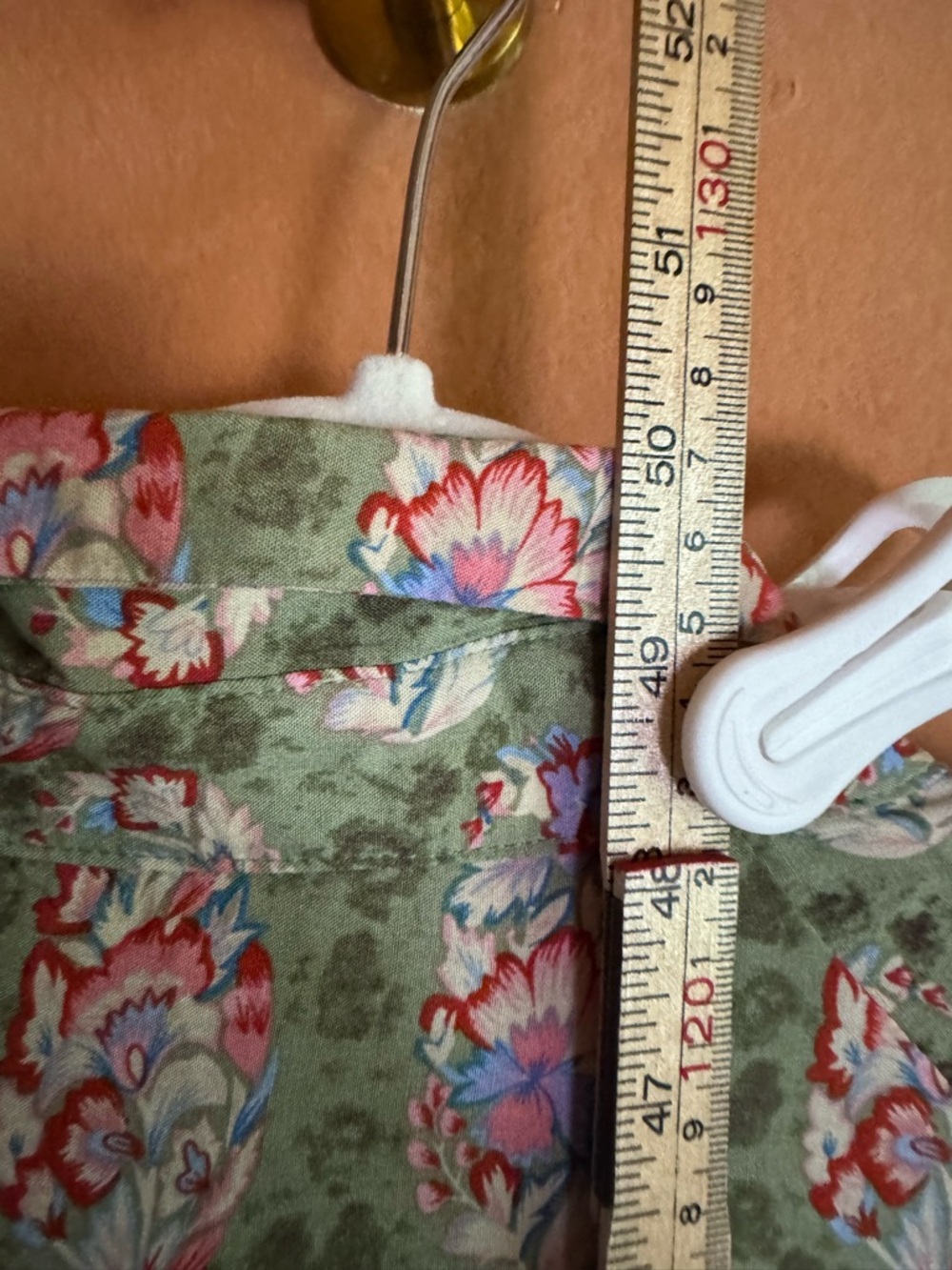 Natural Life Floral Boho Midi Dress Button Front Cottagecore Prairie - Picture 9 of 11